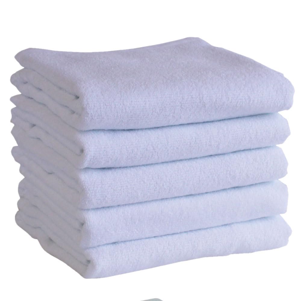 Amazon｜[ねむりの部屋] 業務用バスタオル 5枚組 ロゴ入りオリジナル