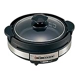 象印 グリルなべ 電気鍋 ホットプレート 2人向け お手入れ簡単 ブラック EP-SA10-BA