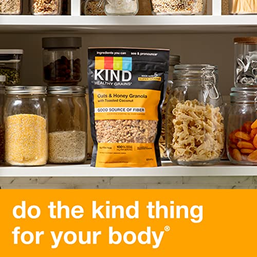 Kind HHQ110 Healthy Grains Clusters, Oats & Honey, Healthy Snacks, Gluten Free, 10G Protein thumb #3