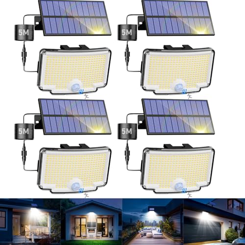 Éclairage extérieur solaire nipify étanche pour sécuriser une entrée sombre