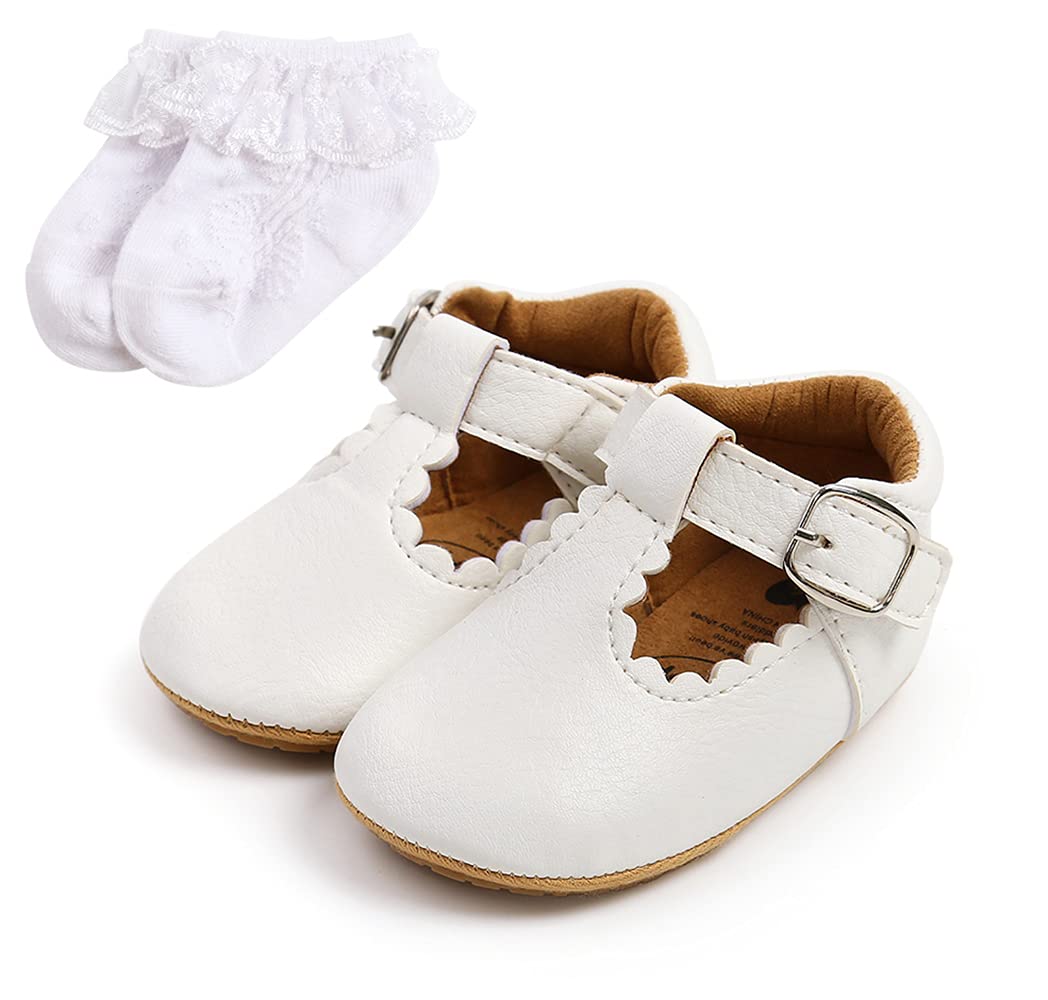 Bébé Filles Mary Jane Princesse Chaussures bébé Anti-dérapant premières Chaussures de Marche Enfant en Bas âge Infantile en Cuir nœud Papillon prémarcheurs