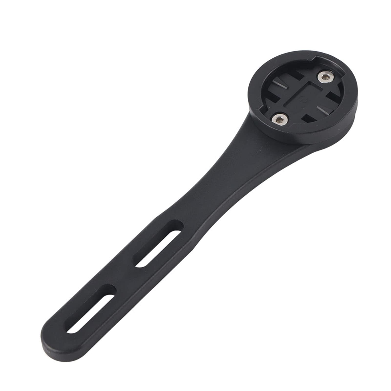 Dilwe Soporte para manillar de bicicleta, ABS integrado con 2 tornillos para Computer(negro)