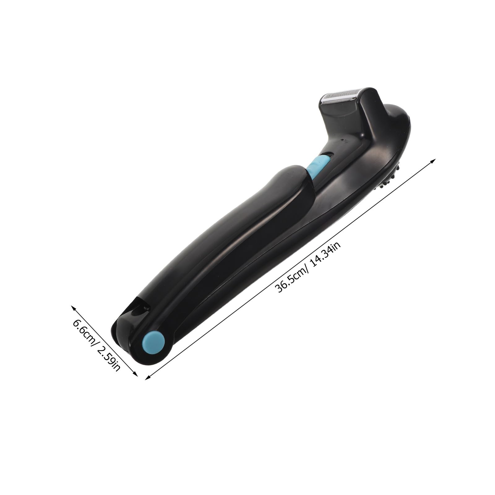 Afeitadora Eléctrica para Espalda Plegable Recargable en Negro
