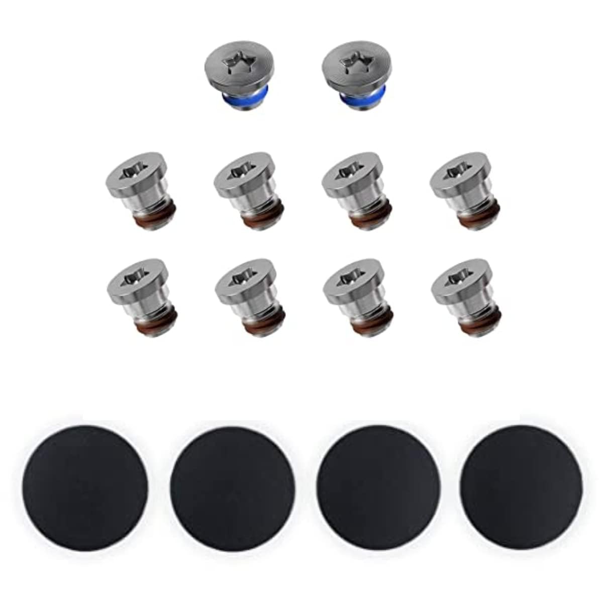 Mac-Axx™ Bottom Rubber Feet(4 Pieces) & Bottom Screws(10 Pieces) Compatible with 13''-inch MacBook Pro(Retina Display), Model No. A1502, Colour: SILVER-image-37