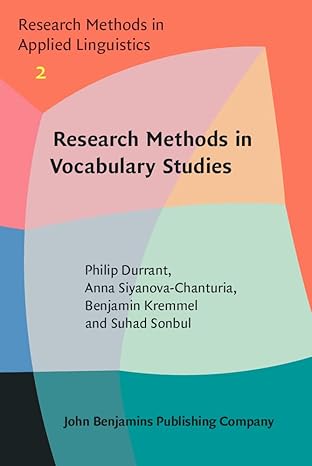 Research Methods in Vocabulary Studies (Research Methods in Applied Linguistics)-Wow! eBook