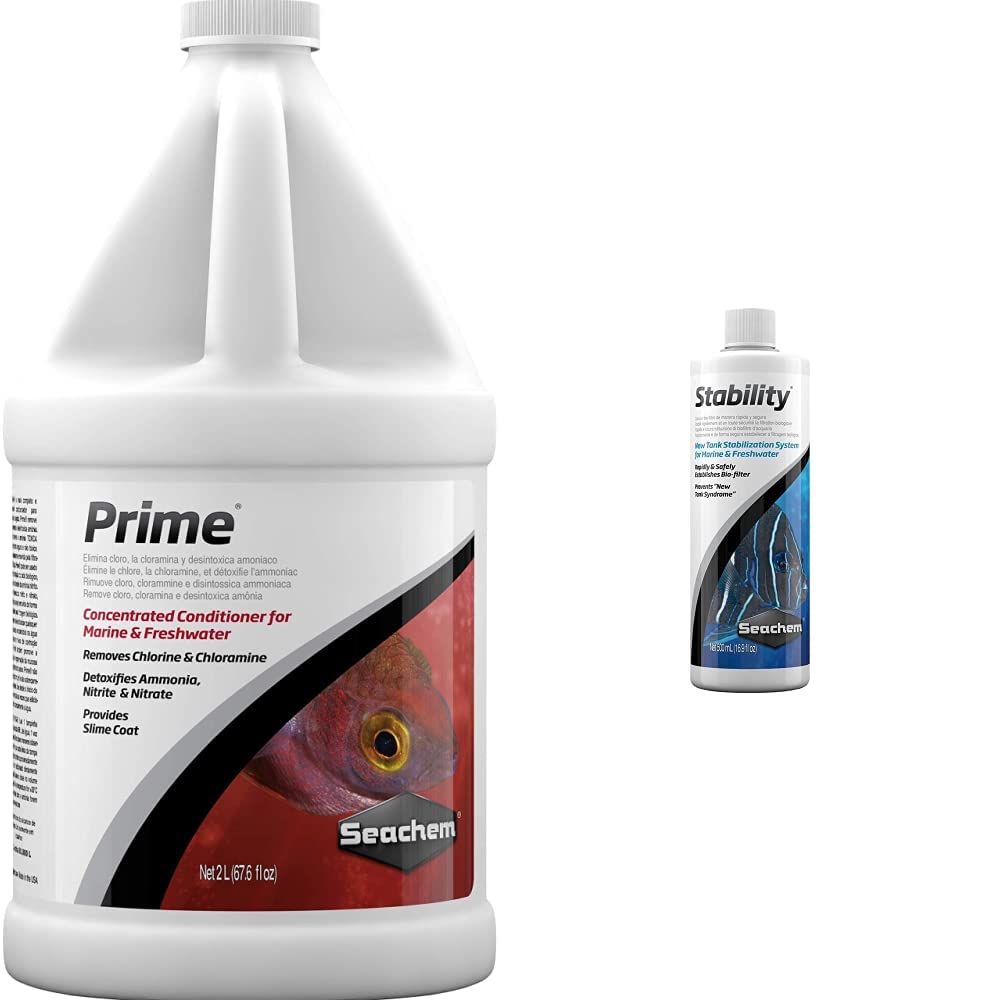 Seachem Stability/Prime/AmGuard 4点セット Amazon.com : Seachem Stability Fish Tank Stabilizer - For