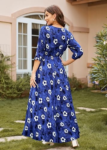 Image of Casual Summer Dresses for Women 2026 Maxi Dress Flowy Bohemian Beach Party