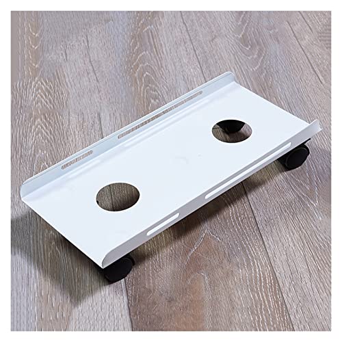 Soporte para CPU tipo carrito con ruedas para torre de computadora, ideal para escritorio de oficina o hogar (Color B)