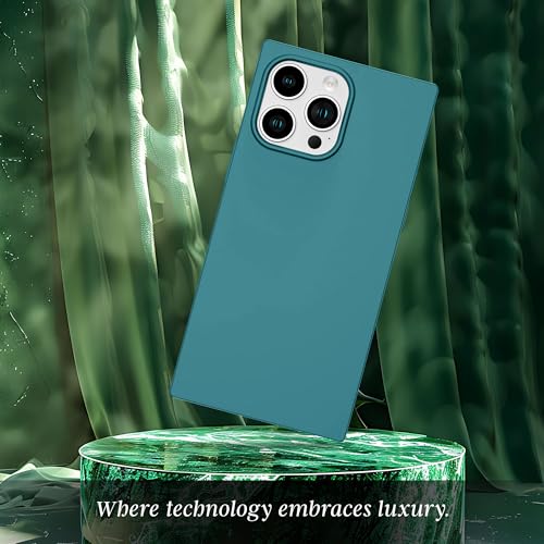 Coque carrée silicone iPhone 11 Pro Max fine mate verte polyuréthane