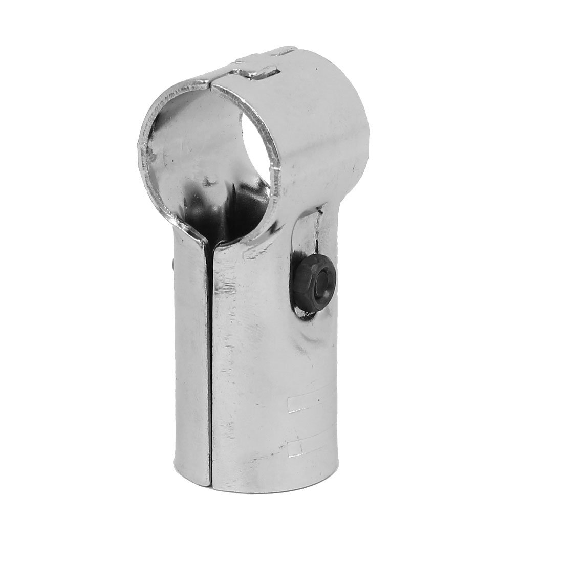 Uxcell Silver Sourcingmap 28Mm Hole Dia Lean Tube T Shape Connector Pipe Clamp Clip Tone