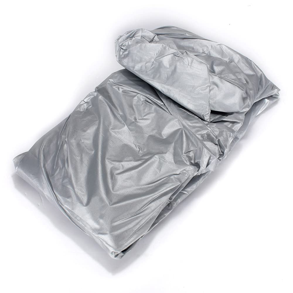 Bâche Voiture Étanche Housse De Voiture SUV Universelle Intérieur Extérieur Coupe-Vent Anti-Poussière Soleil Pluie Protection Neige UV Argent Housse De Voiture M/L/XL/XXL Housses pour auto ( Color : G