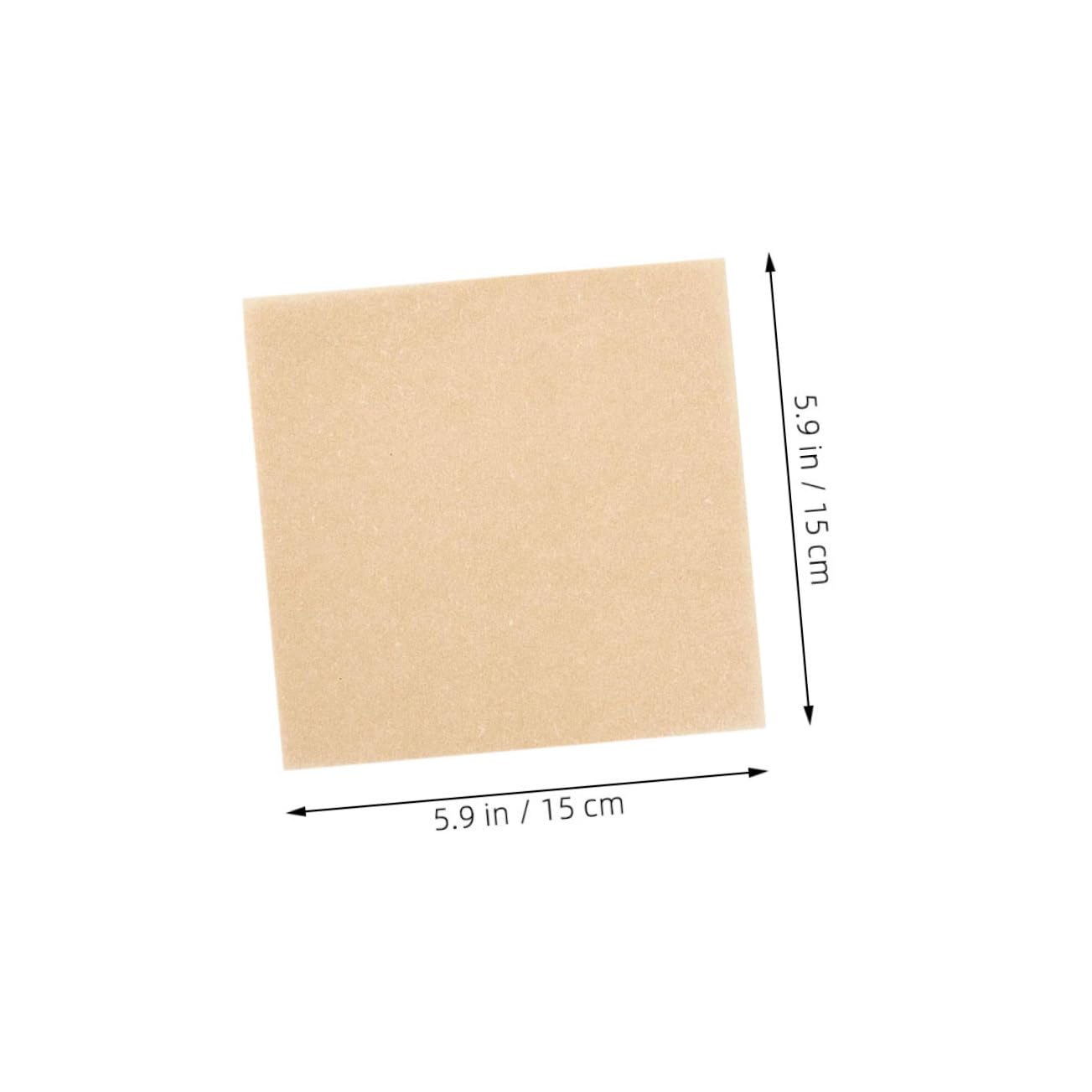 COLLBATH Hamburger Patty Maker Sheets 500pcs Non-stick Baking Paper Greaseproof Food Liners for Sandwich Wrapping