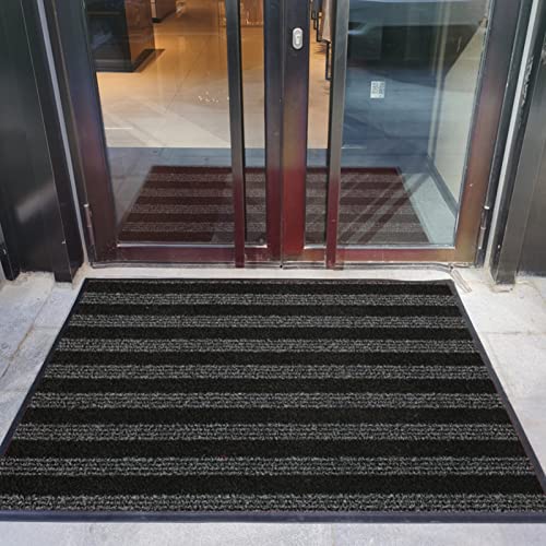 Tapis de sol de bienvenue robuste et antidérapant pour entrée extérieure