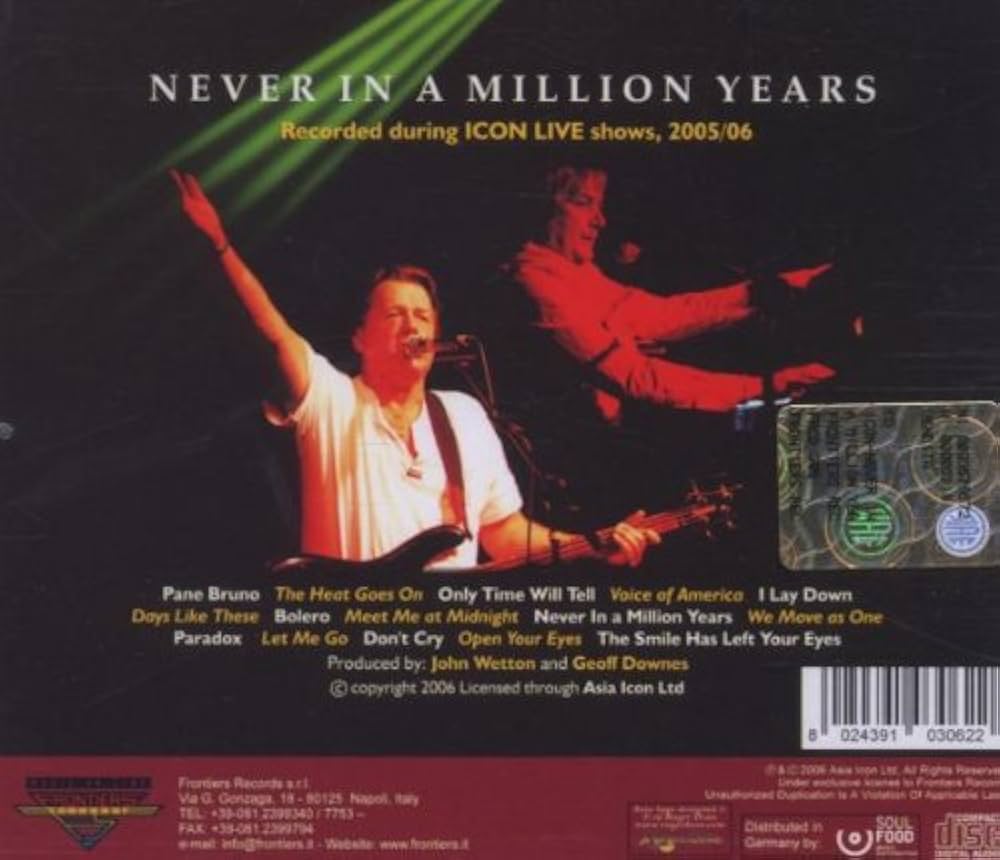 Icon Live: Never in a Million Years