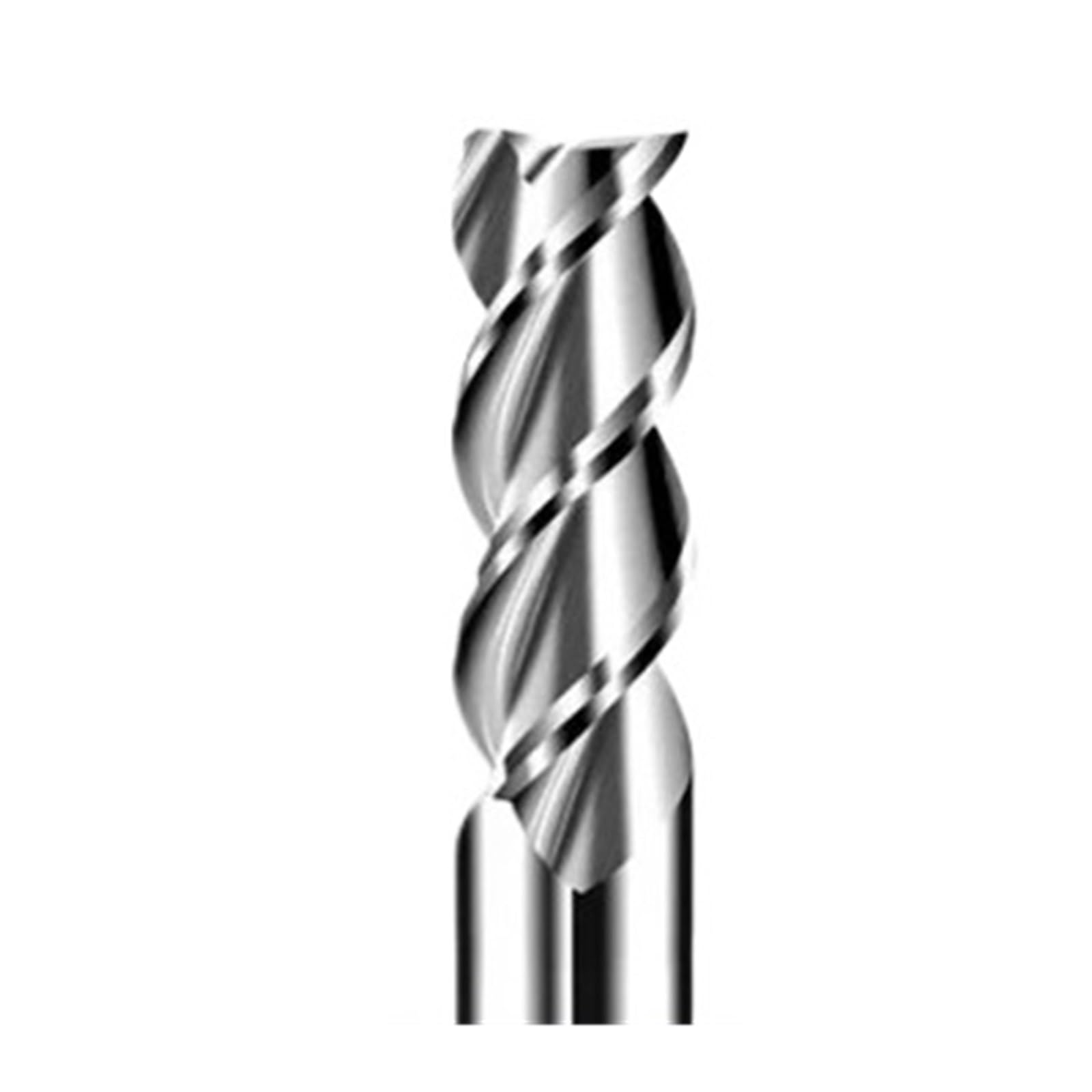 1pc HRC55 3-ostrzowy frez węglikowy wolframowy trzpieniowy narzędzie CNC 1 4 6 8-20mm do aluminium włókno szklane drewno miedź plastik(10X50X10X150)