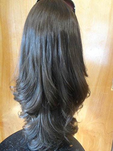 Malky Wig Sheitel 100% European Multidirectional Wig Dark Brown 22" Medium