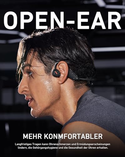 ANCwear Open Ear Kopfhörer Bluetooth 5.3, Bluetooth Kopfhörer Sport IP67 wasserdicht, Wireless Earbuds Ultraleicht 27g für Fahrradfahren Gym Running Work – Bild 3