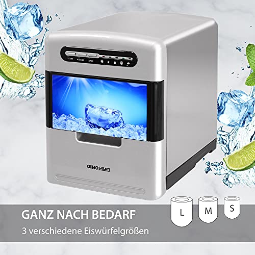Syntrox Germany GG-185W Digitaler Edelstahl Eiswürfelbereiter max.150 Watt Eiswürfelmaschine Icemaker 3 vers. Eiswürfelgrößen – Bild 5