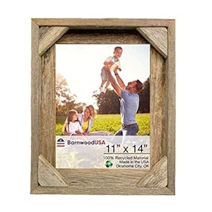 BarnwoodUSA Rustic Signature Corner Block Picture Frame - Our 11x14 Picture Frame can be Mounted Horizontally or Vertically and is Crafted from 100% Recycled and Reclaimed Wood | No Assembly Required BarnwoodUSA Rustic Signature Corner Block Picture Frame Our 11×14 Picture Frame can be Mounted Horizontally or Vertically and is Crafted from 100 Recycled and Reclaimed Wood No Assembly Required