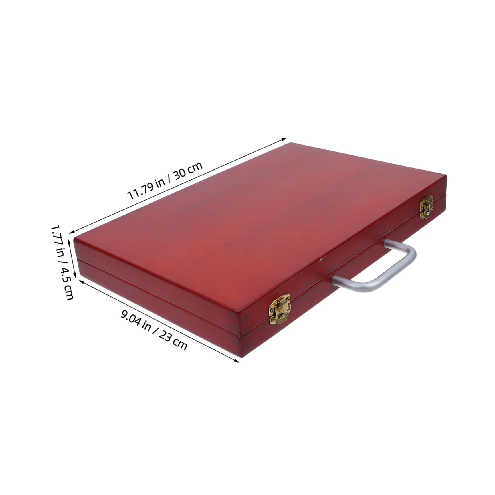 Toddmomy Portable Wooden Painting Storage Box Lightweight European Style Art Supply Organizer Multi-functional Drawing Tool Case For Students And Artists