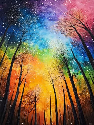Peinture Diamant Adulte Bois Couleurs : Un Tableau DIY unique pour Décoration Murale