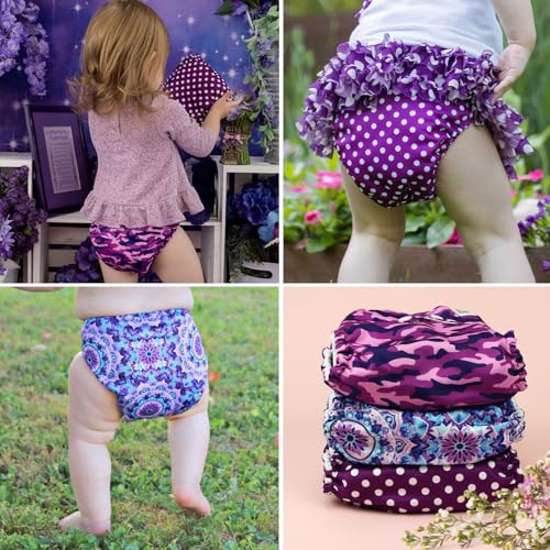 Image of Mama Koala 1.0 Cloth Diapers for Babies, 6 Pack Pocket Shell Only (NO Inserts) - One Size Washable and Reusable Pocket Diapers for Newborns and Toddlers - 160032