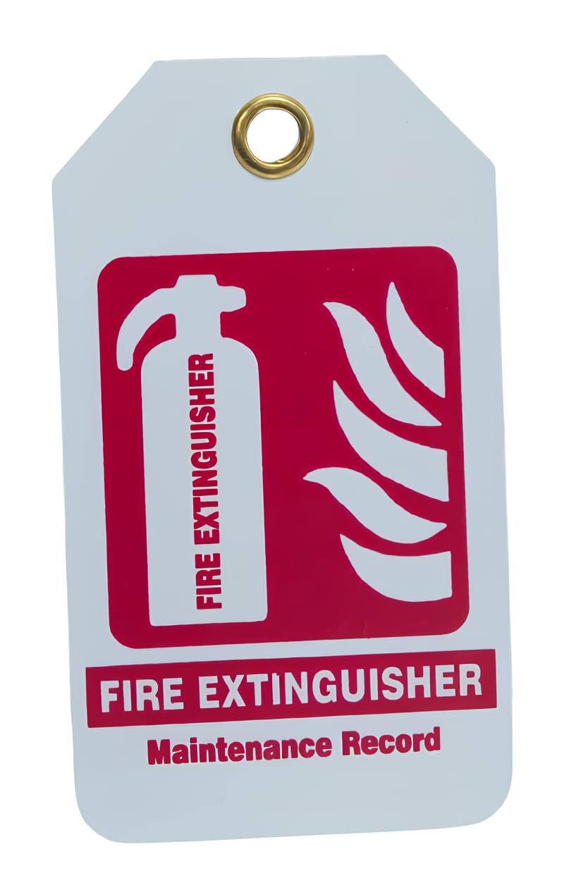Loto Industrial Safety Lockout Tagout FIRE Extinguisher Tags - Set of ...