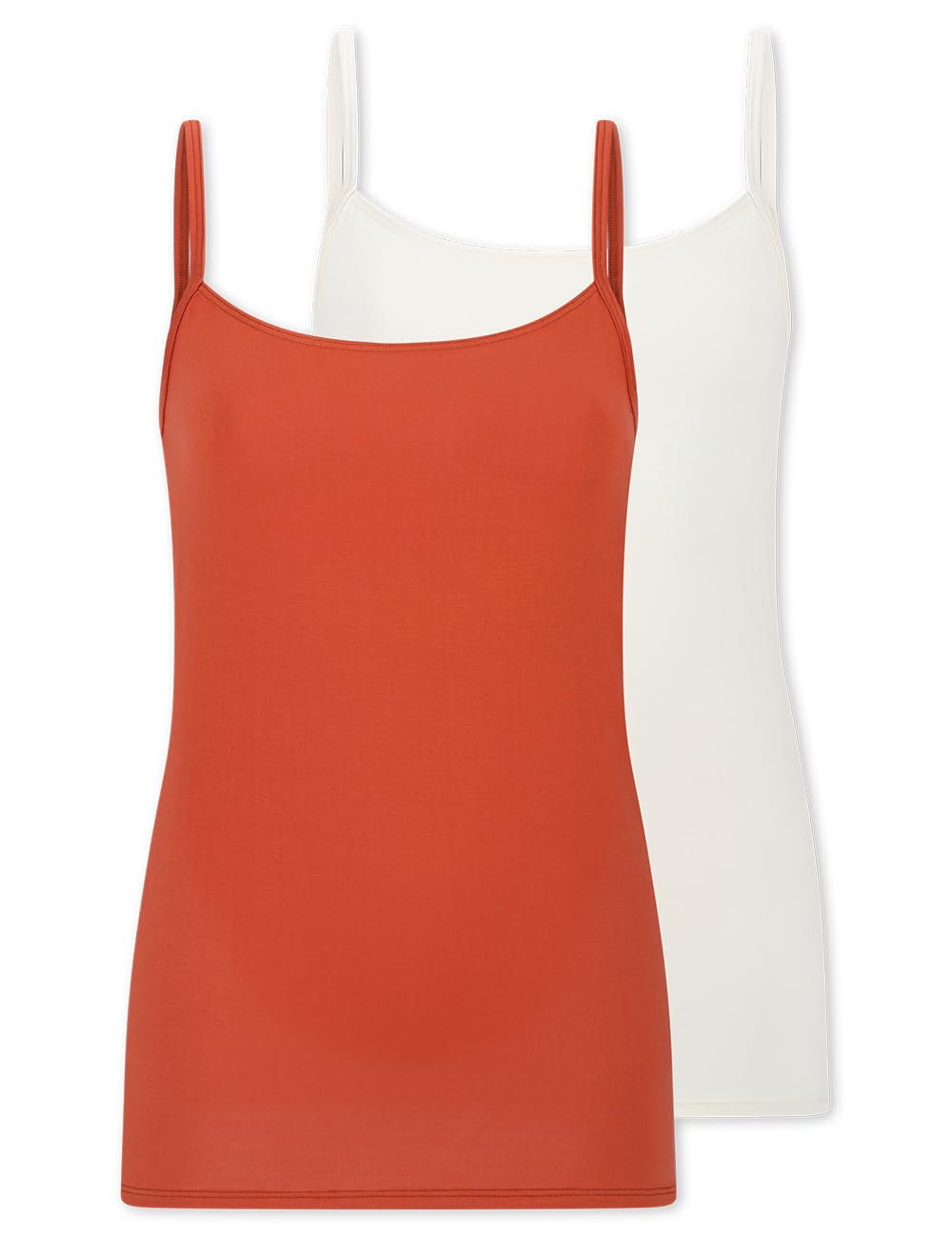 Schiesser Damen 2 Pack Spaghettitop Unterhemd - Modal Essentials