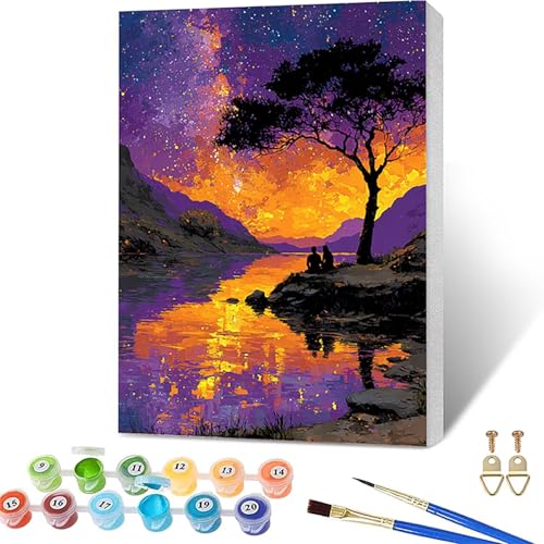 �������G �z���t�� ��, DIY ���G �L�����o�X ����, Paint by Numbers for Adults �y�C���g�o�C�i���o�[, �����h��G �܂� �A�N�����y�C���g������ �u���V, �K�؂� ��l ���S��, �M�t�g ����, �ƒ��I�t�B�X�̕Ǒ���,