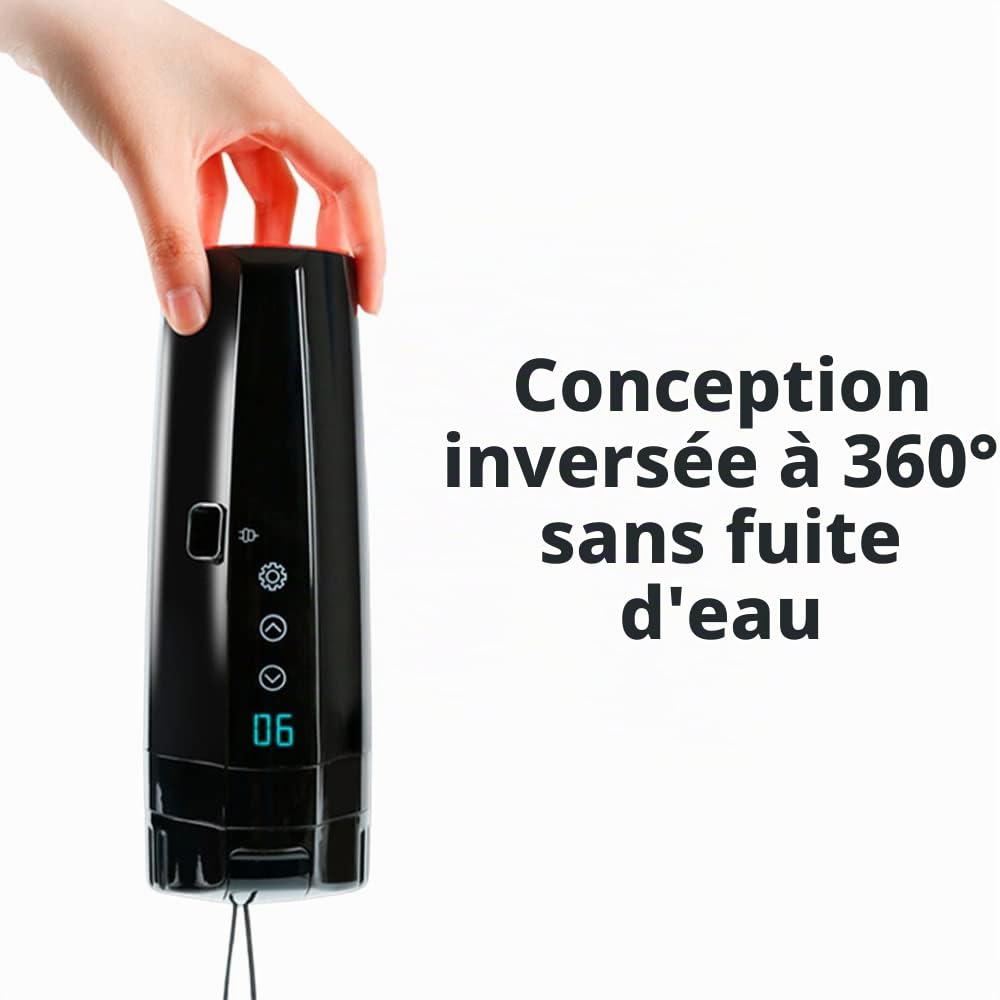Baceyong Bouilloire de voyage 12 V pour voiture, thermos de voyage électrique portable pour voiture