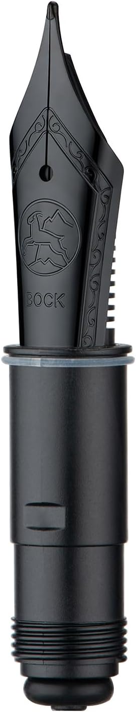 Asvine German Bock #6 Replacement Fountain Pen Nib, Blue Color Extra Fine Point, Equipped with O Rings