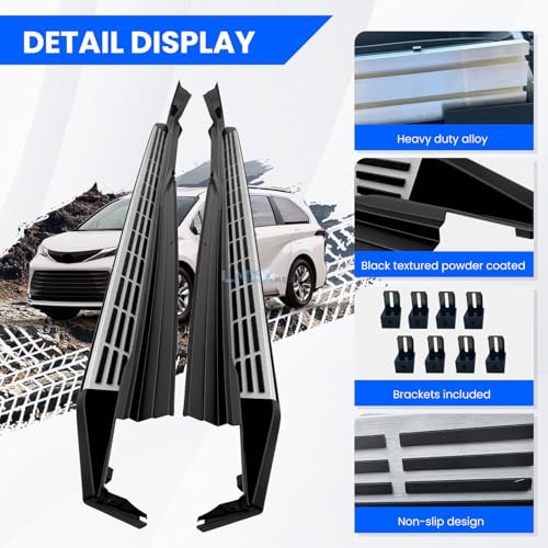 Estribos laterales para Toyota Sienna 2021-2025, 2 piezas miniatura 3