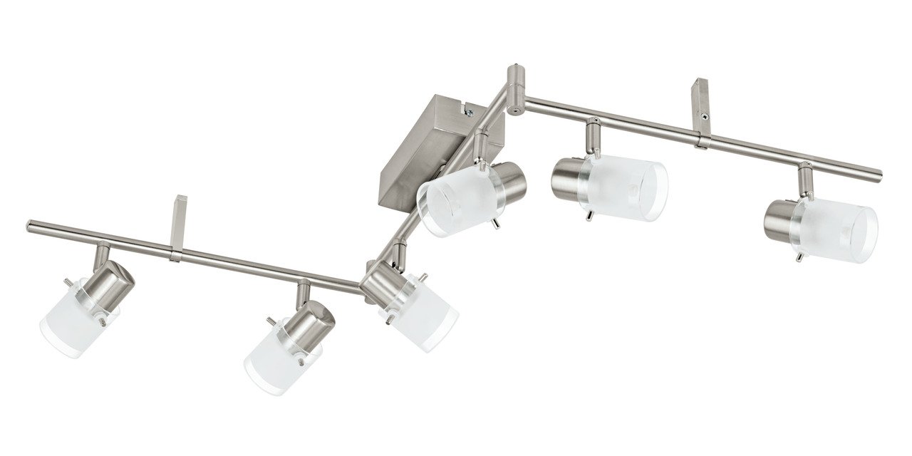 EGLO Clear Metal Spotlight Bar, Transparent