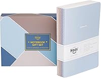 HappyHoos 8-Pack A5 Lined Notebooks: Cute Soft Cover Journals for Travel, Meditation, Dreams - Lightweight 60-Page Diaries