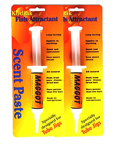 Kodiak Fish Attractants Fishing Scent Attractants Injector Maggot 2 Pack