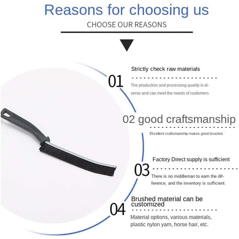 Tiny Window Door Track Groove Gap Cleaning Scrub Brush Set - Utility