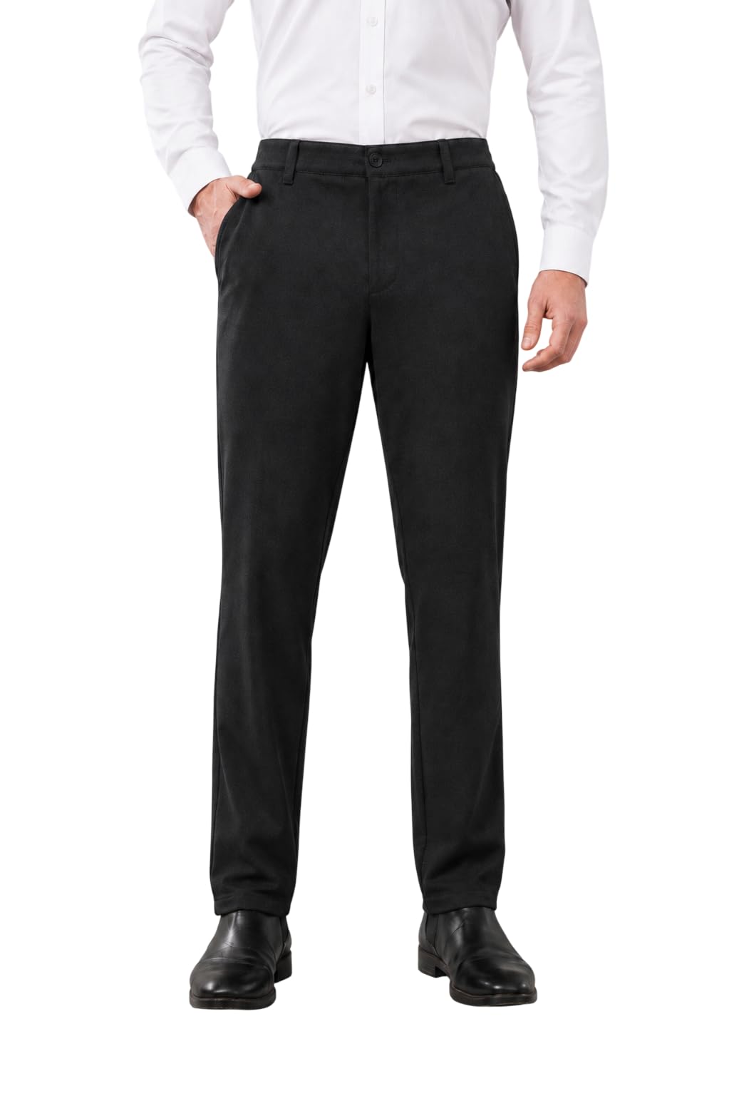saintx Men's 4-Way Stretchable, Wrinkle Resistant, All-Day Comfort Trousers | 2" Expandable Waistband | Lightweight & Flexible Everyday Wear | EasyMove Office & Casual Wear (Style 37)-picture-30