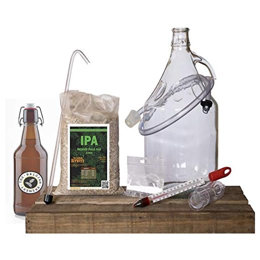 THE BELGIAN BREWERY - Kit Brassage de Bière Maison IPA AMBREE 5L - 15 Bouteilles 33Cl - Craft Beer Belge - Idée Cadeau