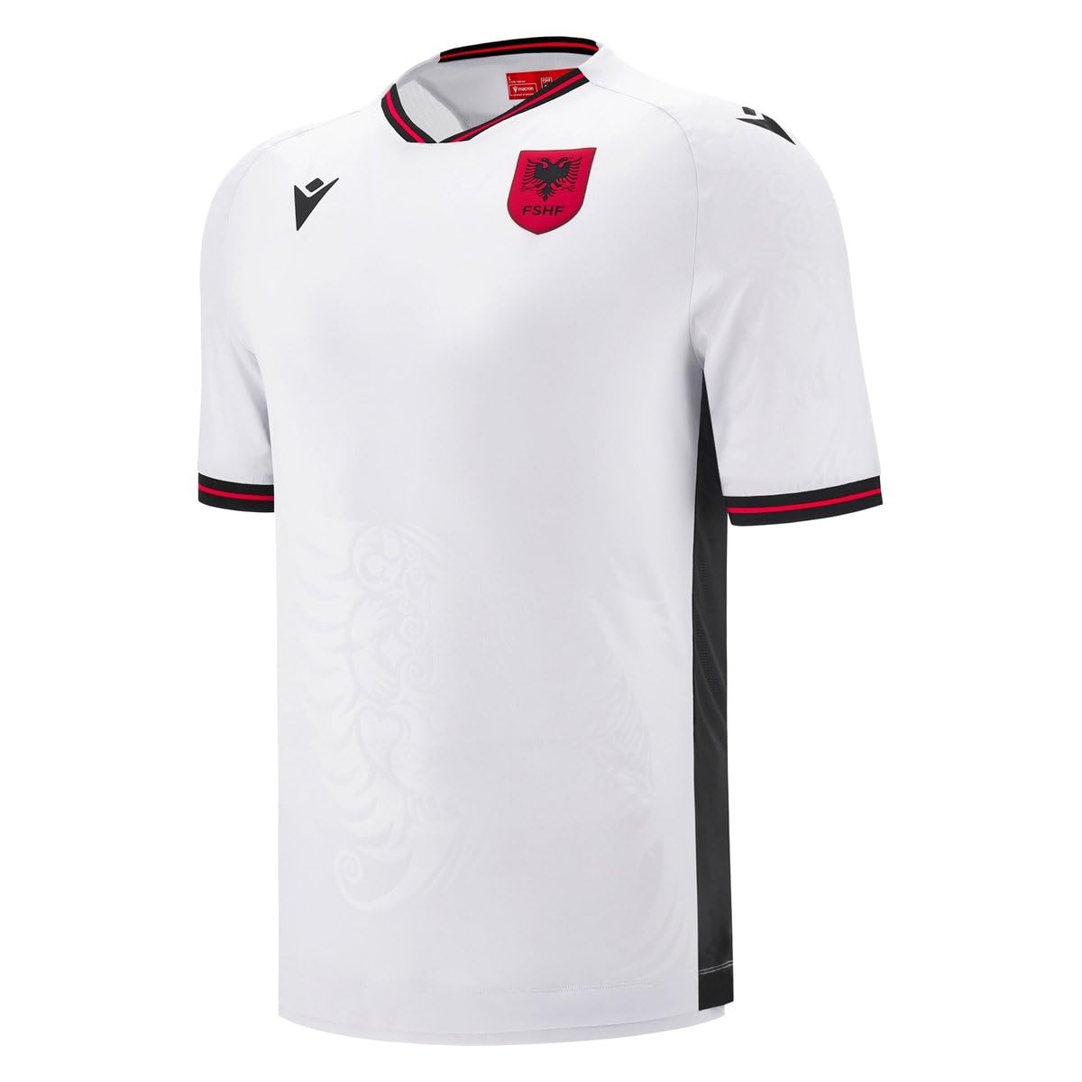 Albania FSHF Adult Away Match Jersey, white, XL