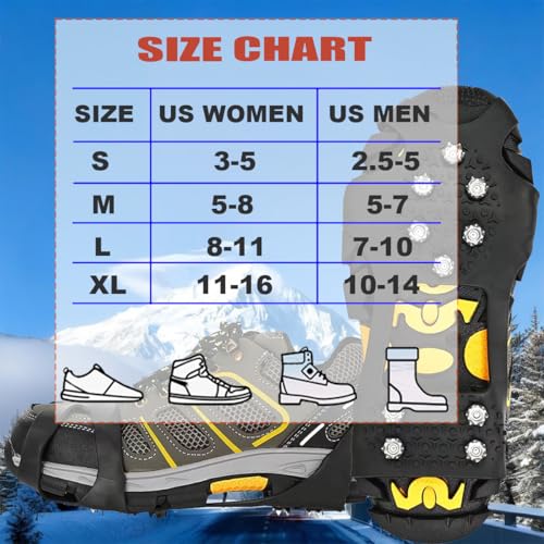Patins à glace et crampons sans lacets antidérapants pour bottes - 7