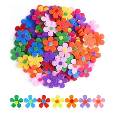 TPZORJX Fleurs en Feutre 100pcs Cover