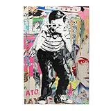 ジグソーパズル 1000ピース Banksy バンクシー 木製パズル 装飾画 壁掛け壁画 Jigsaw Puzzle 部屋飾り 子供の誕生日プレゼント 贈り物