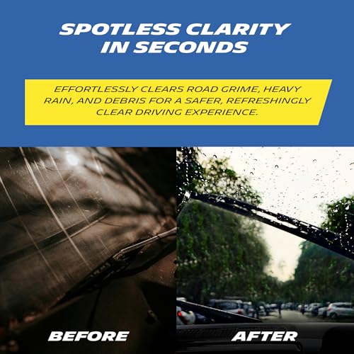 Image of MICHELIN Traditional Wiper Blade | Aerodynamic High-Performance Wiper with Graphite & Teflon Coated Natural Rubber for Streak-Free Wipe | U-Hook Type Rust-Resistant Steel Frame (1, 16 Inch)