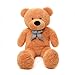 Angelove Teddybär Groß XXL Soft Riesen Teddy 160 cm Kuscheltier L Plüschtier Hellbraun Steiff Kuschelteddy für Kinder Stofftiere Plush Toy teddybären Plüsch Spielzeug Made in EU