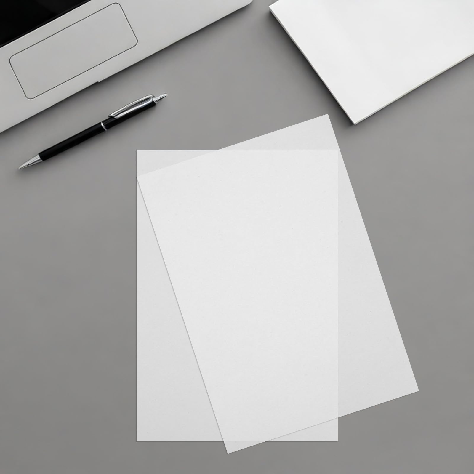 Kisangel 500 fogli di carta per stampante: carta bianca per contabilità, formato 8,3x5,5", ideale per ordini di vendita, ricevute e registri contabili. Compatibile con stampanti laser e a getto