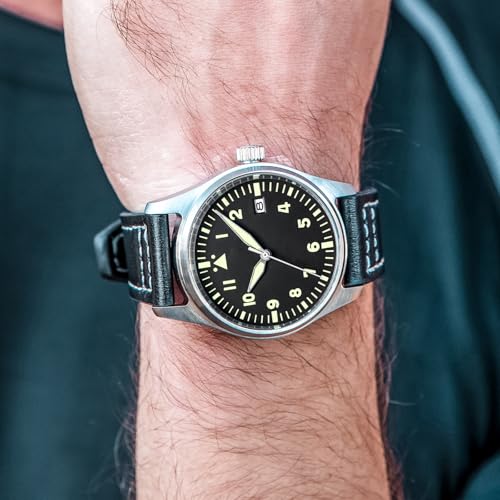 Image of ADDIESDIVE Without Logo Watch Automatic Pilot Diver 200M Stainless Steel Black Dial Sterile