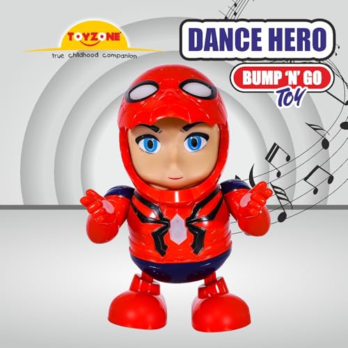 Image of Toyzone Dance Hero-22039 | Electronic Toy | Dancing Hero | Musical Toys | Music with Dance Movement | Battery Operated Toy | Light & Music | Age 12+ Months