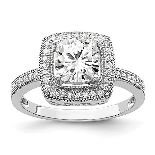 925 Sterling Silver Cubic Zirconia Cz Band Ring Size 7.00 Engagement Side Stone Fine Jewelry For Women Gifts For Her 925 Sterling Silver Cubic Zirconia Cz Band Ring Size 7.00 Engagement Side Stone Fine Jewelry For Women Gifts For Her
