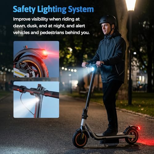 Image of Electric Scooter, 500W /750W Powerful Motor, 22 /25 MPH Top Speed & 23 /28 Miles Range, 9.3 inch /10 inch Tires, Foldable Commuter Scooter for Adults and Teens with Dual Braking,Cruise Control,APP Control