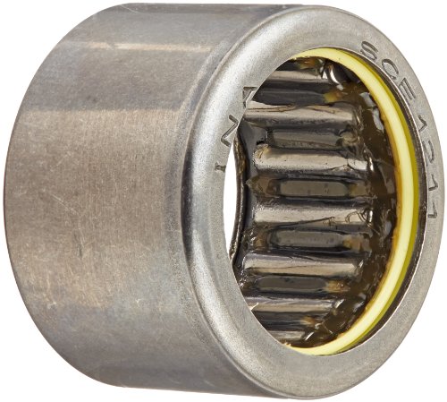 INA SCE1211P Needle Roller Bearing, Steel Cage, Open End, Single Seal, Inch, 3/4